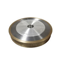 Meule diamantée à liaison métallique hautement efficace, meule diamantée à chanfrein continu, meule en verre pour machine à chanfreiner les bords