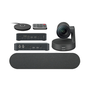 <span class=keywords><strong>Logitech</strong></span>-sistema de vídeo HD para oficina, cámara USB con micrófono y altavoz, Rally CC5000E - Product Image 1