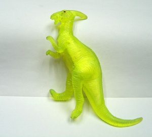 Jouet dinosaure en plastique souple TPE très vendu, 7 pouces, cadeau pour enfants en vert, produit finalisé pour animaux et dinosaures - Product Image 2