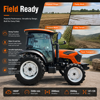 Tractor Agrícola Popular Modelo LAWNIO con Tracción en las Cuatro Ruedas y Operación Flexible para Granjas Medianas y Grandes