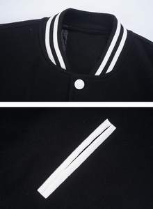 Chaquetas Retro Vintage para Hombre, Chaquetas de Béisbol Bordadas con Letras, Chaquetas Varsity de Cuero Personalizadas, Chaqueta de Invierno al por Mayor - Product Image 6