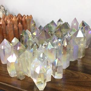 Toptan doğal kristal noktaları melek <span class=keywords><strong>Aura</strong></span> temizle kuvars noktaları kristalleri şifa taşları Fengshui dekorasyon için - Product Image 6
