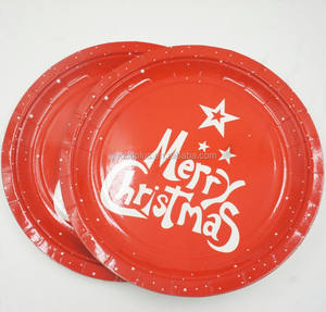 <span class=keywords><strong>Jetable</strong></span> <span class=keywords><strong>panda</strong></span> dîner mariage quotidien imprimé assiettes en papier - Product Image 4