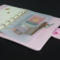 A5 A6 A7 Mini pochette de reliure en PVC transparent pochettes de reliure sans fermeture à glissière côté ouvert enveloppes de reliure budgétaire étanche enveloppe de trésorerie