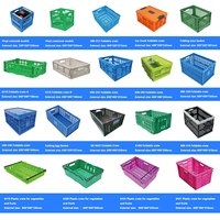 Caisse à fruits en plastique ventilée robuste, empilable et emboîtable, panier de récolte agricole pour le stockage des légumes, bac en PP vierge