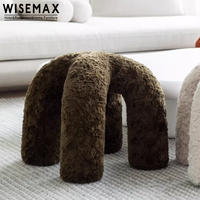 WISEMAX FURNITURE Mobilier de salon design créatif tabouret moderne en forme de poulpe pouf pour canapé pouf latéral
