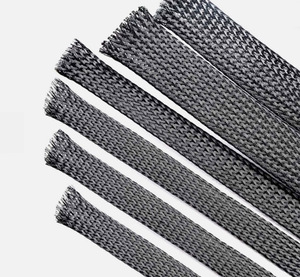 Fundas Expandibles para Cables de Poliéster Color Platino BJ-BZ, Malla Trenzada para Cables, para un Enrollado de Cables Conveniente - Product Image 6