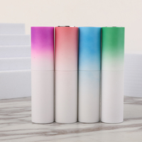 Botol Parfum Mini Silinder Best Seller, Botol Parfum Kosong Bertekstur Embun, Dapat Diisi Ulang dengan Kotak Mewah untuk Lotion & Parfum