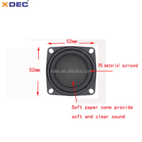 Haut-parleur large bande XDEC OEM 52 mm (2 pouces) 4Ω 5W avec aimant néodyme pour super basses