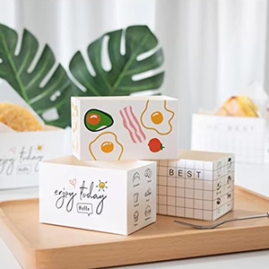 <span class=keywords><strong>Plateau</strong></span> en papier à emporter pour hot-dogs brochettes barbecue boîtes étanches écologiques pour camions de nourriture marchés et festivals - Product Image 4