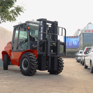 Forklift diesel 2-ton buatan Tiongkok 3-ton 4-ton Forklift gunung bertenaga diesel Off-road hemat energi dan penghemat bahan bakar - Product Image 4
