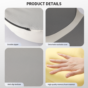 Pressure Relief Thicken Meditation Seat <strong>Cushion</strong> Non-Slip Orthopedic <strong>Memory</strong> <strong>Foam</strong> Seat <strong>Cushion</strong> Ergonomic for Long Sitting - Product Image 4