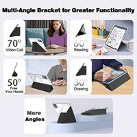 Étui de protection antichoc intelligent et fin avec support multi-angles et dos transparent pour tablette Lenovo Idea Tab 11 2025/K11 Gen2/Moto Pad 60 Neo 11