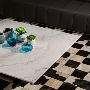 Tianshan — <span class=keywords><strong>Table</strong></span> <span class=keywords><strong>basse</strong></span> carrée moderne en marbre blanc, simple et à la mode, vente directe d'usine - Product Image 3