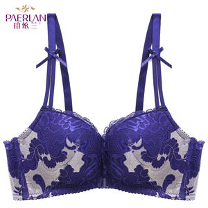 Set <span class=keywords><strong>Reggiseno</strong></span> e Mutandine Nuovo Sexy in Nylon Push-up Senza Cuciture Modello Blossom Lady <span class=keywords><strong>Reggiseno</strong></span> Quotidiano 32A 32B 34A 34B 34C 36A 36B 36C 38A 38B - Product Image 2