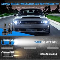 Phares LED VLAND 12V 35W et ampoules D2S pour Challenger 2015-2023 (non compatibles avec les modèles de phares HID d'origine)