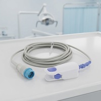Compatible avec les capteurs Spo2 Mindray UMEC15/Imec Series, clip pour adulte, sonde Spo2 réutilisable à 7 broches pour usage hospitalier