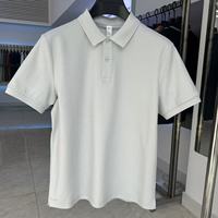 Chemise à manches courtes en coton modal légère, infroissable, séchage rapide, respirante, anti-transpiration, unie, col rabattu, broderie personnalisée, multi-usages