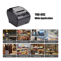260mm/s Yüksek Hızlı POS Termal Bilet Yazıcısı USB LAN RS232 BT WIFI Opsiyonel 80mm Termal Fiş Yazıcısı Otomatik Kesici ile