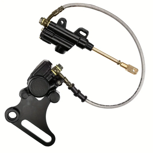 Étrier de frein à disque arrière hydraulique 15MM avec maître-cylindre et plaquettes de frein Système de freinage Fit 125cc -160cc PIT Bike Trail Bike <span class=keywords><strong>Dirt</strong></span> - Product Image 4