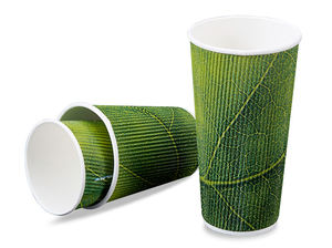 PLA Coating Custom Printed Ripple Wall <strong>Hot</strong> Coffee Paper <strong>Cup</strong> - Product Image 5