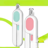 Professioneller Krallenschneider für Kleintiere mit LED-Licht, Verstellbar, aus Kunststoff, Sicher, Anfängerfreundlich, Pfoten-Trimmer