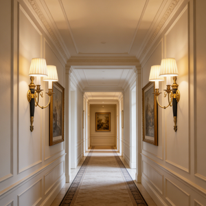 Lampada da Parete in Rame Massiccio Stile Retrò Francese per Corridoio, Passaggio, Balcone, Ingresso, Atrio, Camera da Letto - Product Image 6