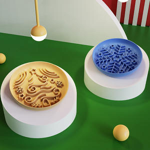 Bol à lécher pour chien en silicone, design labyrinthe, pratique, personnalisé, nouveau, amusant, bol à nourriture pour chien, distributeur de nourriture lent pour animaux de compagnie - Product Image 2