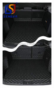 Vente en gros de tapis de <span class=keywords><strong>voiture</strong></span> 3D en cuir personnalisé tapis de <span class=keywords><strong>coffre</strong></span> de <span class=keywords><strong>voiture</strong></span> cousu de luxe <span class=keywords><strong>protection</strong></span> en <span class=keywords><strong>caoutchouc</strong></span> pour le modèle 3 - Product Image 3