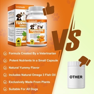 Tabletas Masticables de Marca Privada OEM con Cúrcuma y Piperina para Alivio del Dolor Articular y Soporte Antiinflamatorio en Perros - Product Image 3