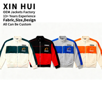 Vestes en jean pour hommes de haute qualité personnalisées pour l'automne, avec logo sur le devant, logo personnalisé, vente en gros d'usine, vestes en jean en nylon