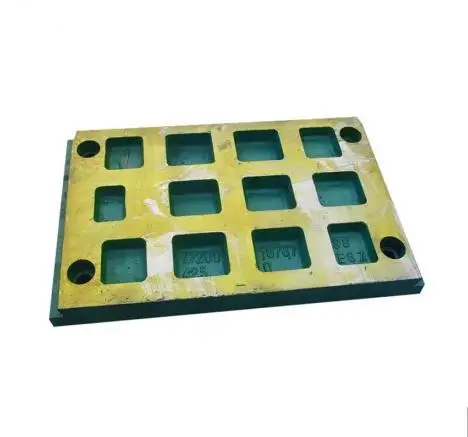 High Manganese Steel Jaw Crusher Wear Spare Parts C96 Fixed Jaw Plate