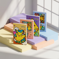 Pillbox Pokemon Notizbuch mit Nähbindung für Kinder, Anime-Cartoon, Schulbedarf, Geschenk für Schüler