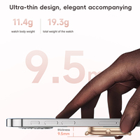 CD03 KM66 montre intelligente en alliage d'aluminium pour femme affichage personnalisé visages boussole surveillance de la santé carré appel téléphonique/message Push