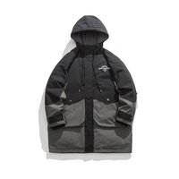 Parka d'hiver pour homme, longue, à capuche, 90% duvet, coupe-vent, avec poches zippées, décontractée, grandes tailles, surdimensionnée, 6XL 7XL