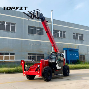 For 3 Stage Telescopic Arm Loader Yuchai 91KW Diesel Motor 4 Wheel Drive 3 Steering Options Front Wheel <b>Crab</b> 0.8m Bucket - Product Image 3