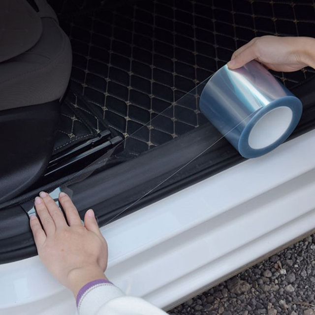 New Style Transparent Car Door Protector Anti-Scratch Nano Tape Auto Trunk Sill Scuff 5 Years Body Protection Easy Car