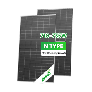 Panel Solar JinKO, Proveedor Designado, Módulo Fotovoltaico JKM710-735N-66HL5-BDV, Versión Global en Inglés, Cable para Panel Solar - Product Image 1