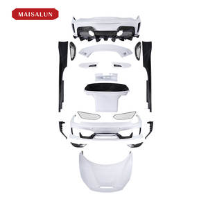 Upgrade in stile P Kit carrozzeria metà fibra di carbonio per Ferrari <span class=keywords><strong>488</strong></span> include paraurti per auto Spoiler anteriore e posteriore - Product Image 6