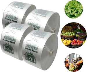 Narrow Produce Roll bags from Vietnam Company Packaging Bags Weather-proof Customized Logo Transparent Plastic