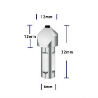Outils de dressage cylindriques diamantés haute dureté OEM, outil de dressage d'angle R0.3