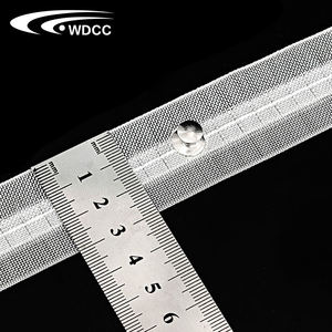 Transparent Ripple Fold Curtain Tape Nylon Ribbons With Hang Button Wave Fold Tape Accessories - Product Image 2