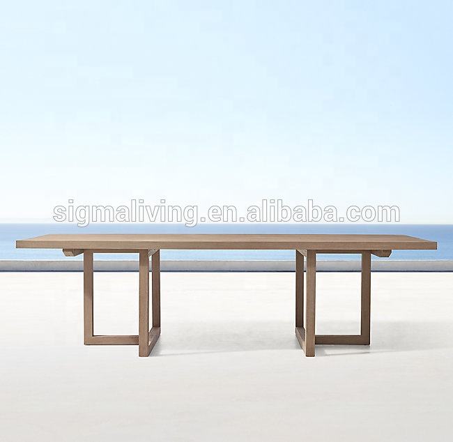 Hot Selling Teak Wood Outdoor Furniture Wooden Leisure Dinning Table Outdoor Garden Furniture