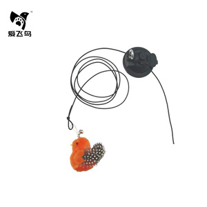 Love Flying Bird Suspended Feather Cat Toy Elastic Rope Swing Self-Entertaining <b>Bite</b> Resistant Pet Interactive Toy - Product Image 4