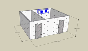 Công nghiệp trái cây chín phòng plc-kiểm soát lạnh lưu trữ cho xoài Chuối lạnh chuỗi hậu cần 7 & ThS thương hiệu 1 năm - Product Image 4