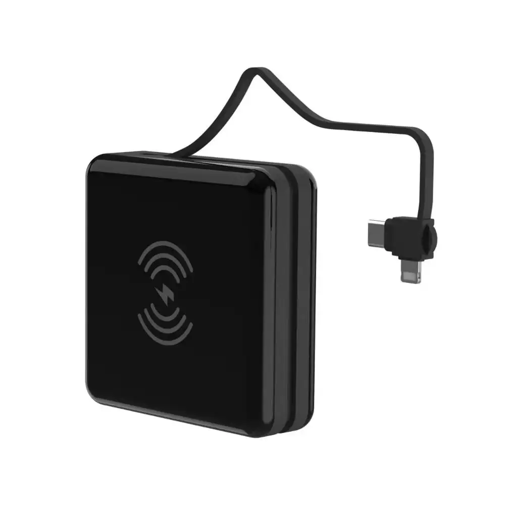 2020 newest portable 10000mah qi wireless fast charger mini power bank within world travel adaptor us.eu.au.uk rule adaptor