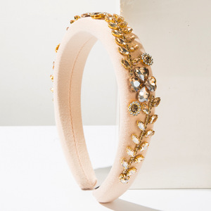 Diadema de Lujo con Forma de Hoja, con Pedrería y Diamantes, Ajustable, Accesorio para el Cabello para Fiestas - Product Image 6
