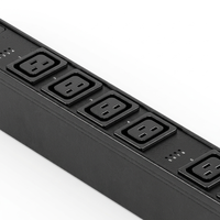 PDU Inteligente Trifásico Industrial de 32A 415V 12 Vías C19 SNMPv3 Modbus TCP MQTT 22kW, Equilibrio de Carga Trifásico, Gestión Remota para HPC