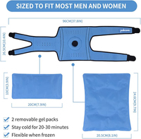 Nouvelle Compresse Chaude/Froide Pakcare 2026 à Couverture Complète, en Gel Doux, Micro-ondable, pour Soulagement de la Douleur, Anti-Stress, Thérapie du Genou, Compresse Froide pour Blessures