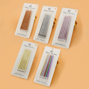 2025 popolare torta metallica festa di compleanno candele Decorative cera paraffina nuovo anno/festa di natale uso di nozze con torta - Product Image 2